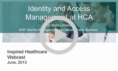 Identity and Access Management at HCA
